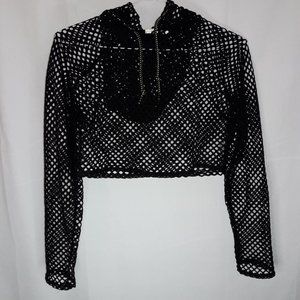 Modern Top Crop with Hoodie